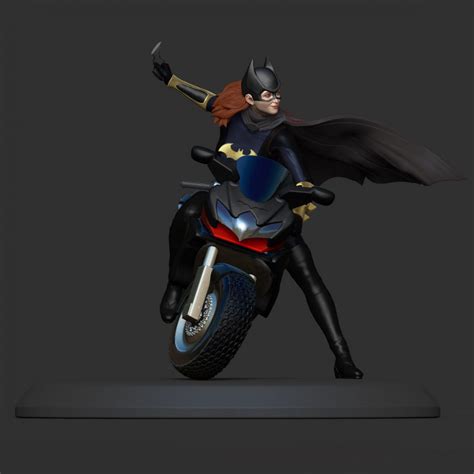 Batgirl And Her Bike Nsfw Stl D Print Files