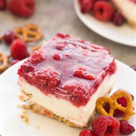 Cranberry Raspberry Pretzel Salad Dessert Video