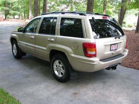 2000 Gold Jeep Grand Cherokee Limited 47 V8 With Towing Package