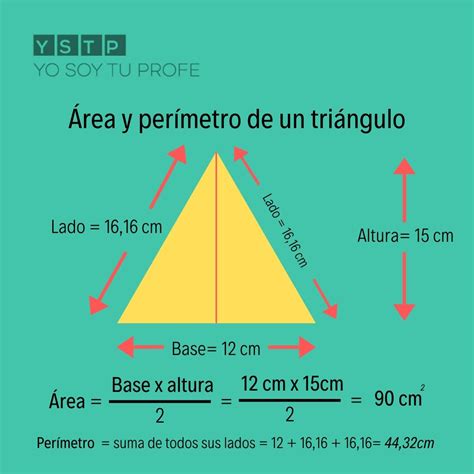 Como Calcular El Area Y Perimetro De Un Triangulo Equilatero Design Talk