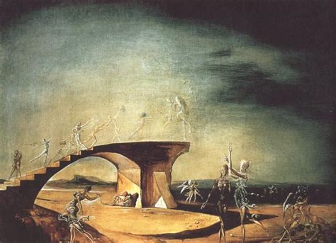 The Broken Bridge And The Dream 1945 Salvador Dali
