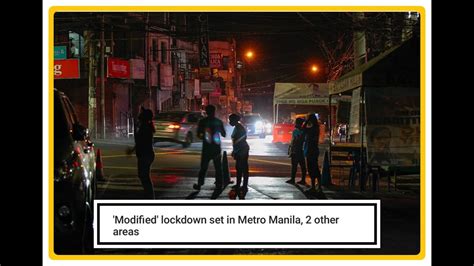 “modified” Ecq Set In Metro Manila And 2 Other Areas Nylegnas Diary