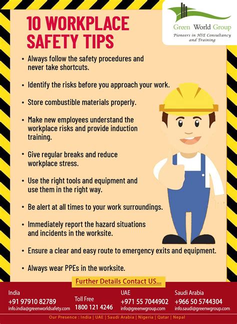 10 Workplace Safety Tips Artofit