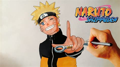 How To Draw Naruto From Naruto Shippuden Drawing Tutorial Youtube