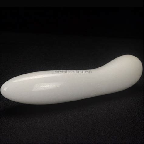 Wholesale Price Natural White Jade Crystal Dildo Penis For Women Buy