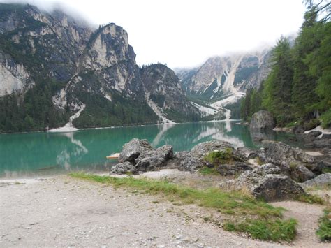 Lago Di Braies Parco Nazionale Fanes Sennes Braies Alta Val Pusteria