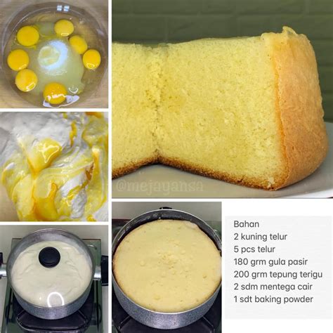Cara Membuat Kue Bolu Cake Adonan Kue