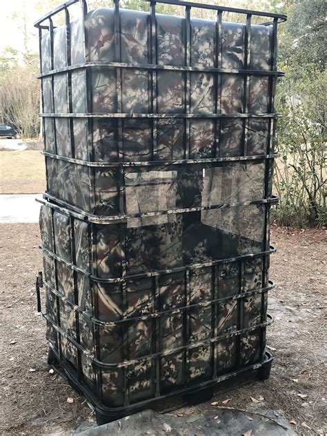 Container Hunting Blind Diy Hunting Hunting Blinds Deer Hunting Blinds