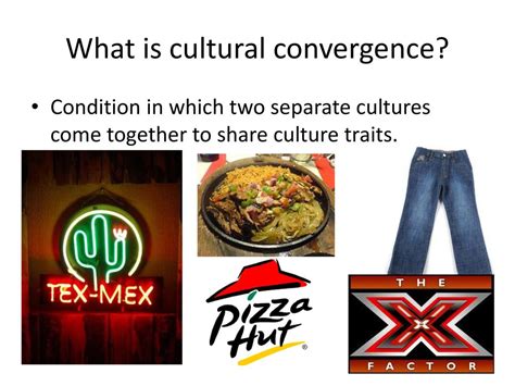 Cultural Diffusion Cultural Convergence Cultural Divergence Ppt Download