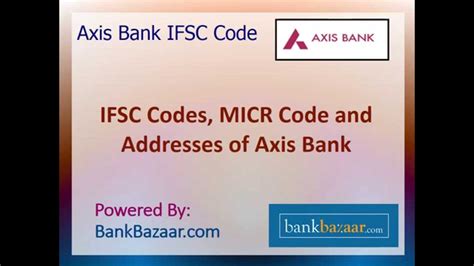 Getting your ifsc code is simple, type the bank name with city or branch name or address. Axis Bank IFSC Code: Tutorial - YouTube
