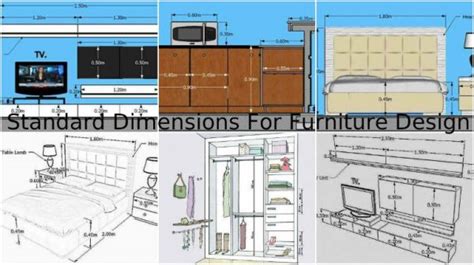 Standard Dimensions For Furniture Design In Our Homes Engineering Feed