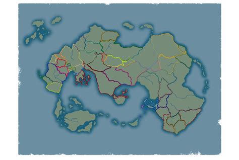 Fictional Continent Rimaginarymaps