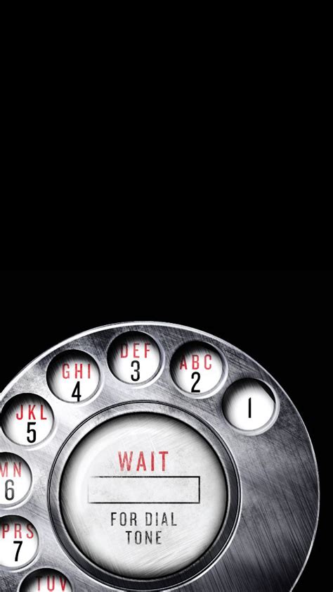Vintage Retro Rotary Dial Iphone Phone Background Lock Screen Wallpaper