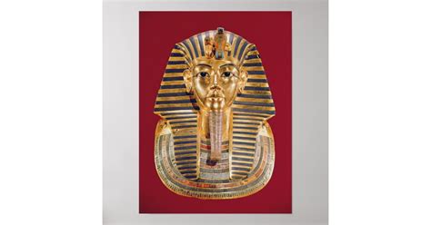 The Funerary Mask Of Tutankhamun Poster Zazzle