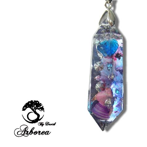 Arborea Orgone Necklace Light Body Activation Pink Opal 925 Silver