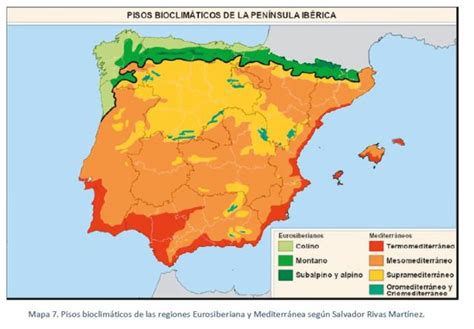 Características Climáticas Y Bioclimáticas De La España Ibérico Balear