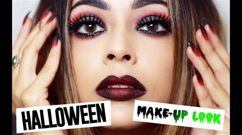 Vampy Halloween Makeup Tutorial Itslinamar Youtube