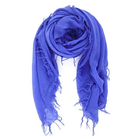 Baja Blue Cashmere And Silk Scarf Cashmere Silk Scarf Womens Wrap