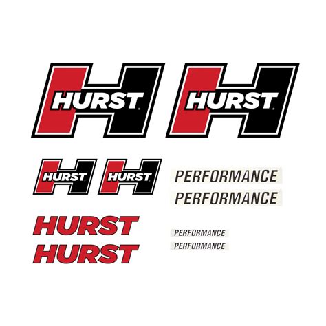 Hurst Decals 1320000 Free Shipping On Orders Over 99 At Summit Racing