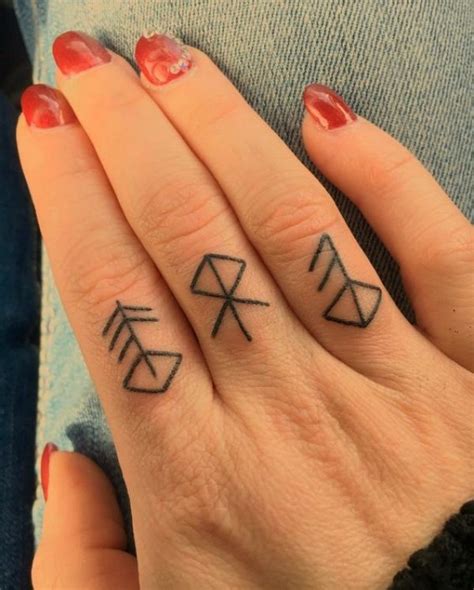 15 So Tiny Tattoos With Gigantic Meanings - Tattoos | Tiny tattoos, Strong tattoos, Rune tattoo