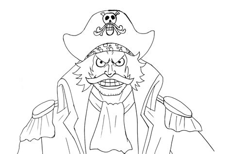 Coloriage One Piece Monkey D Luffy télécharger et imprimer gratuit