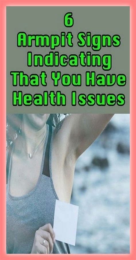 6 Armpit Signs Indicating That You Have Health Issues In 2022 Womens