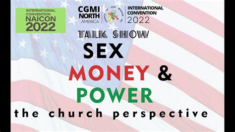 Sexmoney And Powerthe Church Perspective Youtube