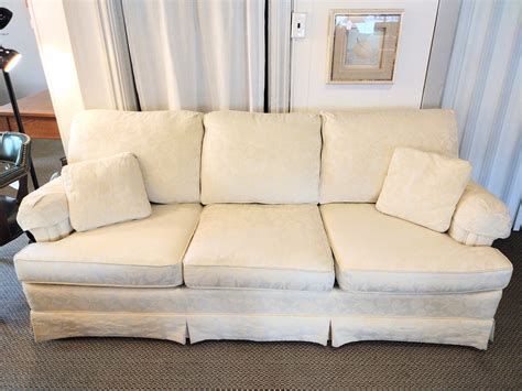 Cream Color Sofa By Clayton Marcus 80l Roth And Brader Furniture