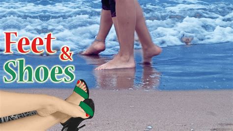 Sexy Feet Walking On The Beach Youtube