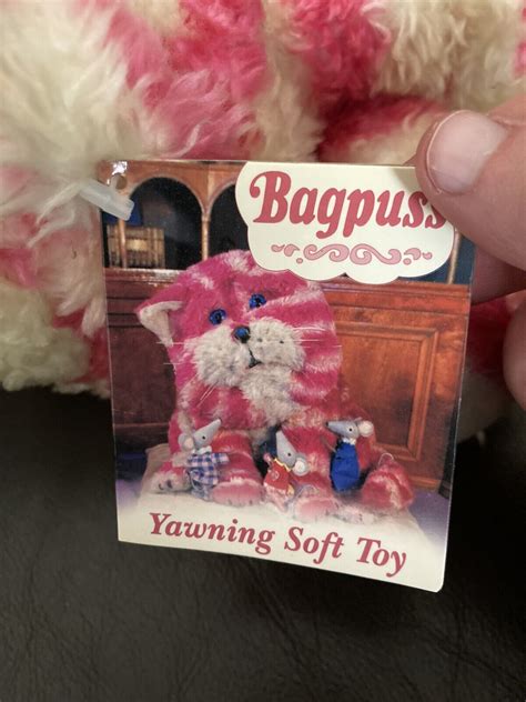 Vintage Yawning Bagpuss Soft Toy 1999 With Tags Voice Not Working
