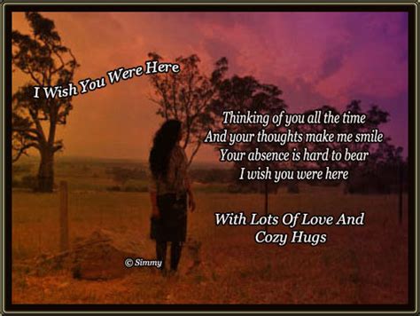 I Wish You Were Here Free Thinking Of You Ecards Greeting Cards 123