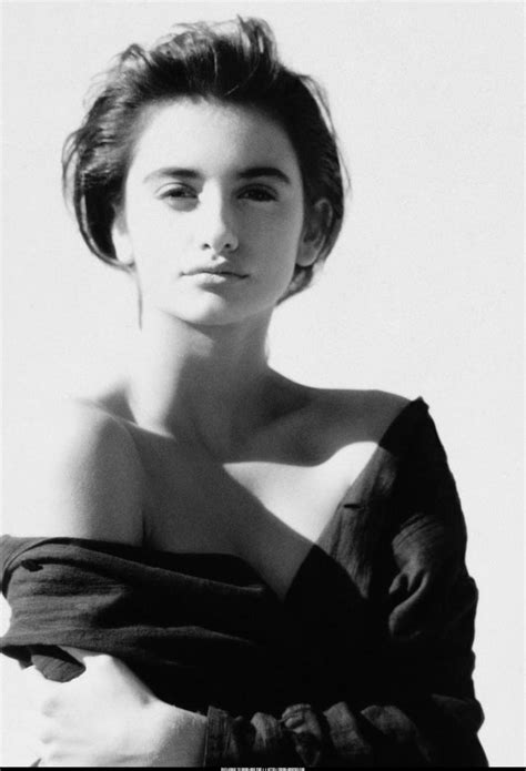 18 Year Old Spanish Model And Actress Penelope Cruz At The Start Of Her