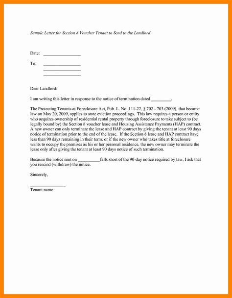 Sample Letter From Landlord To Tenant Giving Notice