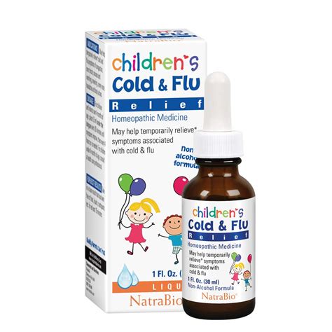 Natrabio Childrens Cold And Flu Relief 1 Fl Oz 30 Ml