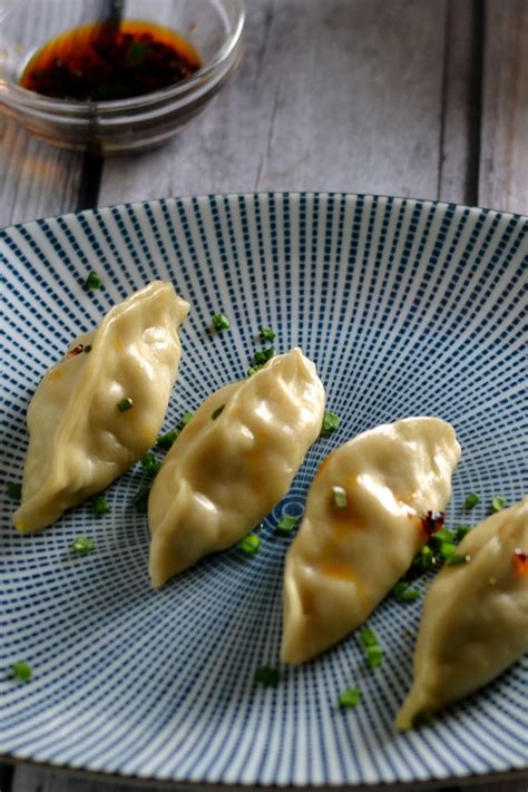 Homemade Dumplings With Chili Oil Ny Food Journal Food Homemade