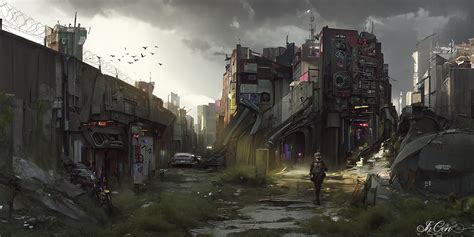 Artstation Dystopian City 01
