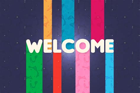 Colorful Welcome Text Banner Template V8 Graphic By Quickartisan