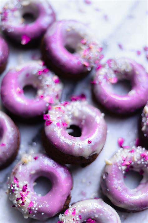 Chocolate Protein Donuts With Pink Frosting Two Spoons Recipe