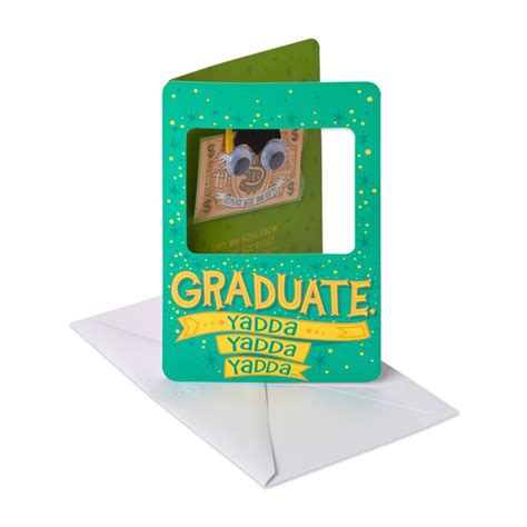 Obtaining gift cards for places like amazon or walmart can free up significant cash flow for you to invest or pay down debt. American Greetings Graduation Yadda Gift Card Holder with ...