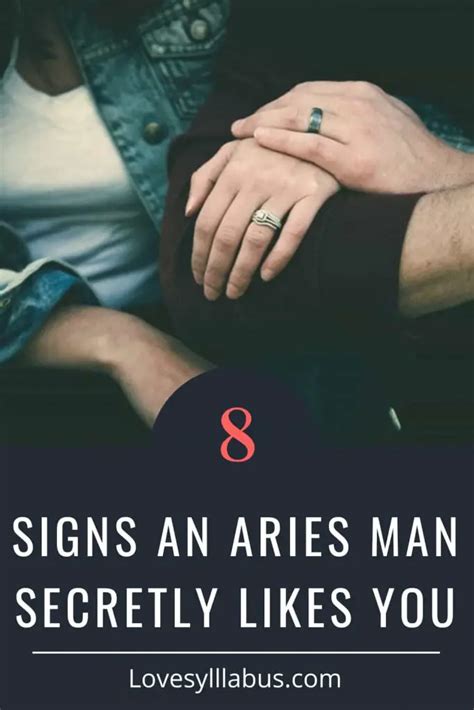 18 Secret Signs Of An Aries Man Is In Love With You