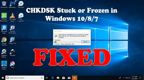 Top Fixes To Resolve CHKDSK Stuck Or Frozen In Windows