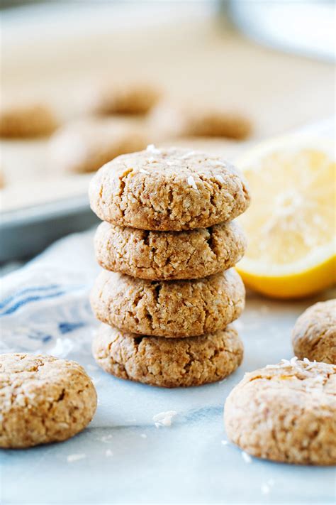 Soft And Chewy Lemon Coconut Cookies Making Thyme For Health