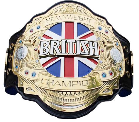 British Heavyweight Wrestling Championship Custom 3d Dual Plated Nickle