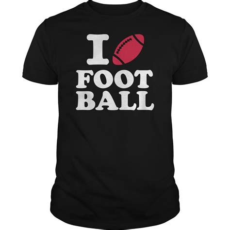 I Love Football Premium Fitted Guys Tee England Football Shirt