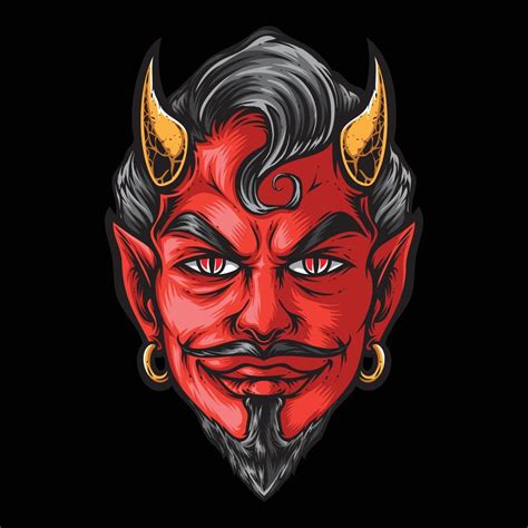 Devil Head Vector Logo Illustration 5131282 Vector Art At Vecteezy