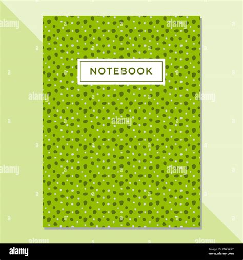 Green Dotted Notebook Diary Cover Design Journal Diary Book Cover