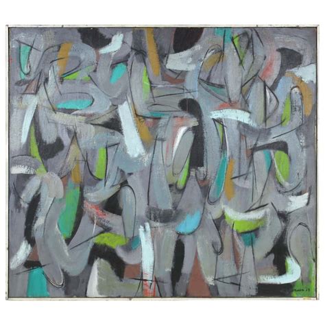 Abstract Expressionist Painting By Jean Sampson Pushing Color At 1stdibs