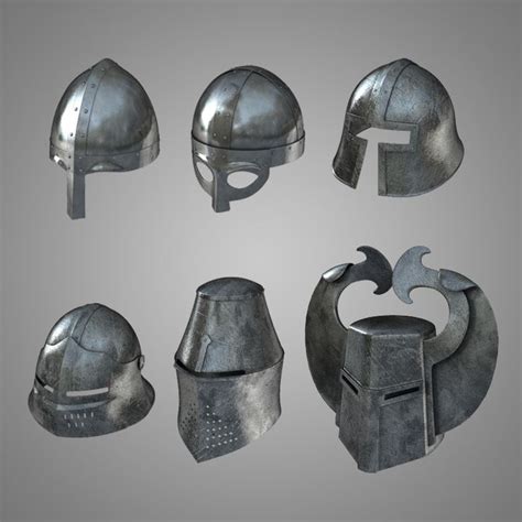 Obj Medieval Helmets Helm Medieval Helmets Helmet Concept Medieval