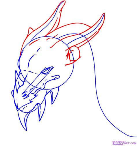Dragoart How To Draw A Dragon Head Huevo Wallpaper