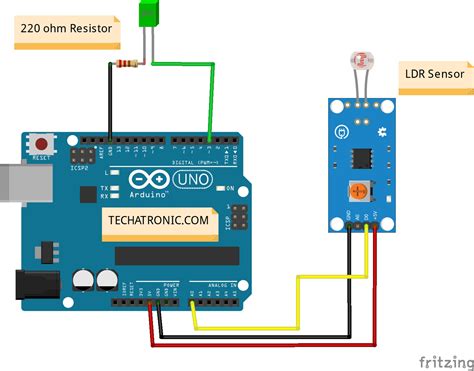 Photocell Ldr Sensor With Arduino Off